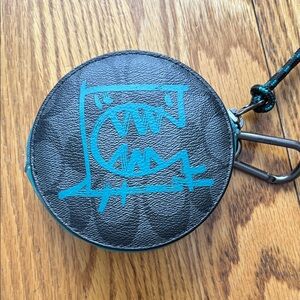 Coach x Guang Yu in Signature Canvas and Teal Rexy Graffiti Logo NWOT